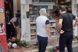 Καρέ - καρέ η στιγμή των πυροβολισμών στο μίνι μάρκετ των Χανίων - "Άσε το όπλο, θα σκοτωθεί κανείς" [βίντεο]