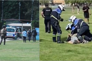 Γαλλία: Η στιγμή της σύλληψης του δράστη της επίθεσης με μαχαίρι σε νήπια σε παιδική χαρά [Βίντεο]