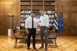 Ανάρτηση Μητσοτάκη μετά τη συνάντηση με Χαρδαλιά: "Ο Νίκος είναι μαχητής, είμαι βέβαιος ότι θα τα καταφέρει"