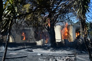 Κερατέα: Βίντεο με αστυνομικούς των ΔΙ.ΑΣ. να σβήνουν φωτιά σε σπίτι ηλικιωμένων - 52 απεγκλωβισμοί, δεκάδες εκκενώσεις