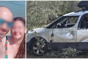 Πολύ σοβαρό τροχαίο στη Λάρισα: ΙΧ συγκρούστηκε με στρατιωτικό όχημα - "Άγιο" είχαν οι επιβαίνοντες