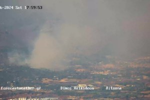 Πυρκαγιά ξέσπασε στους Ασκητές Ροδόπης: Επιχειρούν επίγειες και εναέριες δυνάμεις