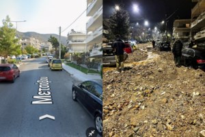 Βομβαρδισμένο τοπίο η Ανω Γλυφάδα μετά την κακοκαιρία – Ξεθάβουν αμάξια με... κουτάλια [εικόνες - βίντεο] - εικόνα 9