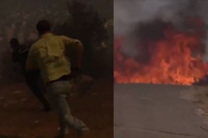 Φωτιά στην Κύθνο: Απεγκλωβίστηκαν 20 άτομα με ιδιωτικά σκάφη