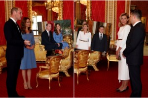 Κέιτ Μίντλετον: Με μπλε navy φόρεμα και φλοράλ μάσκα στη νέα της εμφάνιση