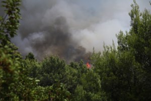 Μεγάλη φωτιά στο αεροδρόμιο της Γενεύης - Αεροπλάνο πέρασε δίπλα από τους καπνούς [Βίντεο]