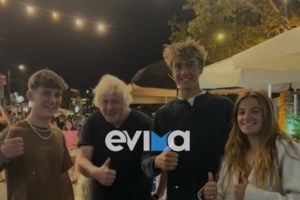 Μπόρις Τζόνσον: Στα επείγοντα του νοσοκομείου Καρύστου με τον γιο του - Ευχαρίστησε το προσωπικό - Τα περαστικά του Άδωνι Γεωργιάδη