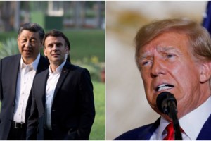 Η στιγμή που η φρουρά του Μακρόν ξαπλώνει στο έδαφος διαδηλωτή που φωνάζει συνθήματα εναντίον του (βίντεο) - εικόνα 3