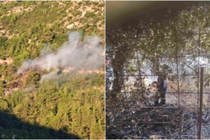 Φωτιά στα Γρεβενά: Καίει κοντά σε σπίτια, επιχειρούν 4 ελικόπτερα