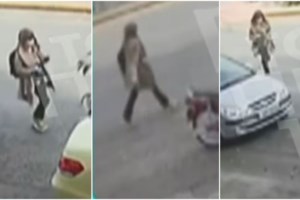 Επίθεση με βιτριόλι - Αποκάλυψη: Το βίντεο από τη στιγμή της σύλληψης της 35χρονης έξω από το σπίτι της - εικόνα 2