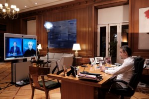 Παρεμβάσεις Μητσοτάκη και Τσίπρα στην ετήσια συνέλευση του ΣΕΒ