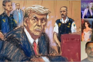 Viral η είσοδος Τραμπ στο δικαστήριο του Μανχάταν: Αποθεώνουν στο Twitter τους αστυνομικούς που δεν του κράτησαν την πόρτα - εικόνα 3