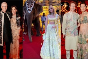 Ο αλλοπρόσαλλος χορός του πιο πλούσιου Ινδού με τη μέλλουσα σύζυγό του, στο pre-wedding πάρτι τους [Βίντεο] - εικόνα 7