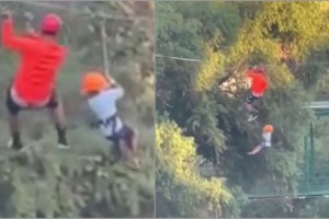 Τρενάκι του τρόμου στις ΗΠΑ: Εντόπισε μια τεράστια ρωγμή σε κολώνα στήριξης ενώ περίμενε τα παιδιά του [βίντεο] - εικόνα 2