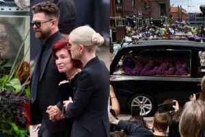 Κατέρρευσε η Σάρον Όσμπορν στην κηδεία του Όζι - Η "σκιά" του για 55χρόνια, δίπλα του σε όλα [εικόνες - βίντεο] - εικόνα 2