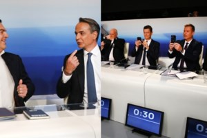 Debate–Βελόπουλος: Οι φωτογραφίες που έβγαλε με την Ινδιάνα και την γκέισα Παναγία - "Αυτό δεν είναι πρόστυχο;"