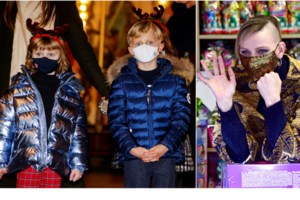 "Νεράιδα" με χρυσό φόρεμα η πριγκίπισσα Σαρλίν: Το εντελώς διαφορετικό χριστουγεννιάτικο πορτρέτο - εικόνα 7