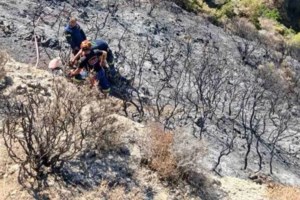 Φωτιά στην Αγία Μαρίνα στο Κορωπί