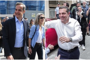 Εκλογές 2023: Οι έξαλλοι πανηγυρισμοί στα κεντρικά γραφεία της ΝΔ μετά το exit poll  [εικόνες]