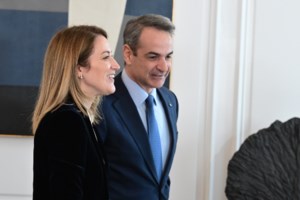 Μητσοτάκης και Μέτσολα στα εγκαίνια του Europa Experience: "Είμαστε ισχυρότεροι όταν είμαστε ενωμένοι" - εικόνα 3