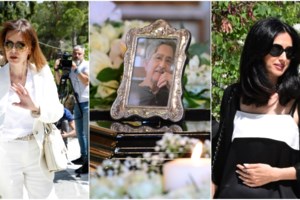 Κηδεία Νίκου Γαλανού: Απαρηγόρητοι οι ηθοποιοί της Γης της Ελιάς - Κατέρρευσε η Κουλουκάκου, συντετριμμένη η Νεοφύτου - εικόνα 9