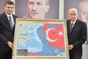 Τουρκία: Απίστευτες προσβολές κατά Μητσοτάκη - "Το πιόνι του Μακρόν πανικοβλήθηκε όταν είδε τον χάρτη των νησιών του Αιγαίου"