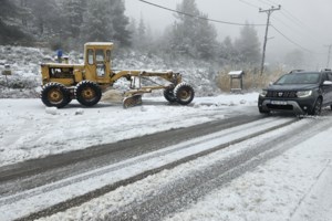 Κορυφώνεται η κακοκαιρία Avgi: Εντονη χιονόπτωση στην Εύβοια - Πώς θα κινηθεί ο χιονιάς τις επόμενες ώρες - εικόνα 5