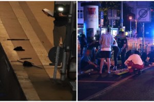 Θεσσαλονίκη: Άγριο ξύλο μεταξύ οδηγών - Έπεσε στο οδόστρωμα ο ένας από τις μπουνιές [εικόνες, βίντεο]