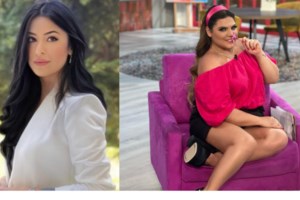 Δανάη Μπάρκα: Επέστρεψε στο πλατό και έδειξε το σώμα της με ροζ μίνι φούστα - εικόνα 9