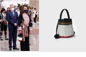 Σύνοδος G7: Η εμφάνιση της Καμίλα με το περίφημο πουγκί 1821 που είχε κρατήσει και η Γιάννα Αγγελοπούλου