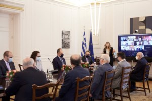 Τηλεφωνική επικοινωνία Μητσοτάκη με τον Διάδοχο του Θρόνου του Άμπου Ντάμπι: Πρόσκληση να επισκεφθεί την Ελλάδα