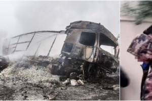 Εγνατία Οδός: Βίντεο ντοκουμέντο - Η σοκαριστική στιγμή που η νταλίκα πέφτει πάνω στα ΙΧ στα διόδια