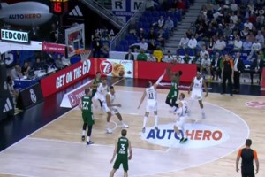 Μπασκόνια-Παναθηναϊκός 95-90: Νέα ήττα στην Ισπανία και άσεμνη χειρονομία του Μπέικον [Εικόνα]