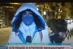 "Τρελάθηκαν" στη Σαμοθράκη: Με μαγιό στα χιόνια και μπίρες, υποδέχτηκαν την κακοκαιρία "Μήδεια"