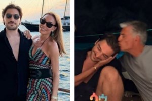 Η Τατιάνα Στεφανίδου σε μία casual chic εμφάνιση στα βόρεια προάστια - Με δερμάτινο τζάκετ και τζιν παντελόνι - εικόνα 4