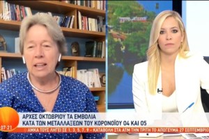 Παγώνη: Πρέπει όλοι να κάνουμε το επικαιροποιημένο εμβόλιο κορονοϊού και γρίπης [βίντεο]