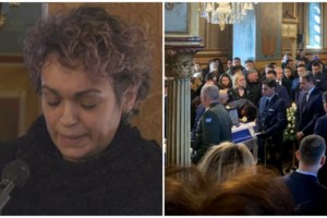 Θρήνος στην κηδεία του σμηναγού Τσιτλακίδη: Υποβασταζόμενη η σύντροφός του - "Ψηλά ψηλά", ψέλλιζε η μητέρα - εικόνα 27