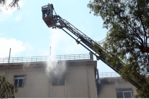 Φωτιά στο "Σωτηρία" από έκρηξη σε μηχάνημα: Ζημιές στο Παθολογοανατομικό Εργαστήριο