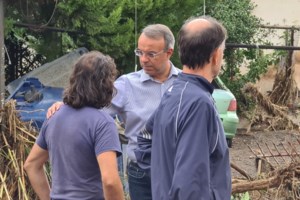 Κακοκαιρία "Ιανός": Στην Καρδίτσα  ο Κυριάκος Μητσοτάκης για αυτοψία στις καταστροφές