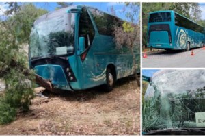 Τροχαίο στην Αίγινα: Συνελήφθησαν οι δύο οδηγοί λεωφορείων - Στο χειρουργείο με κάκωση θώρακα η μία μαθήτρια [Εικόνες] - εικόνα 2