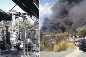 Φωτιά στην Υδρα: Σε ύφεση το μέτωπο - Μάχη εθελοντών και κατοίκων με τις φλόγες [εικόνες]