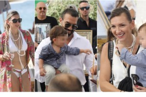 Το άλμπουμ του γάμου της Τζούλιας Νόβα: Η mickey & minnie τούρτα και ο στολισμός με ελιά και λευκά τριαντάφυλλα - εικόνα 15