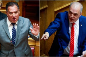 Άγρια κόντρα στη Βουλή μεταξύ Γεωργιάδη-Ανδρουλάκη: "Βλέπεις τον Μητσοτάκη και το βάζεις στα πόδια"- "Κάνεις σόου" - εικόνα 2