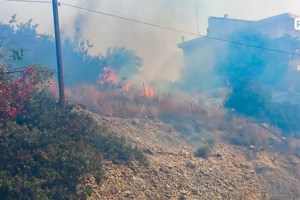 Χωρίς ενεργό μέτωπο η φωτιά στο Λασίθι: Ισχυρές πυροσβεστικές δυνάμεις σε επιφυλακή όλο το βράδυ- Στάχτη 2.000 στρέμματα
