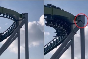 ΗΠΑ: Θρίλερ σε λούνα παρκ στο Όρεγκον- Δεκάδες άνθρωποι κρέμονταν ανάποδα σε μεγάλο ύψος για μισή ώρα [Βίντεο]