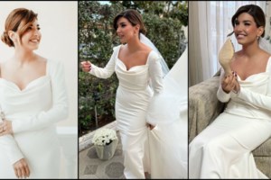 Γεωργία Πολυτάνου: Η πρώτη εμφάνιση της συζύγου του δημάρχου μετά τον γάμο - Με navy blue suit - εικόνα 5