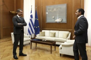 Ο Μητσοτάκης στην Τανάγρα για την παραλαβή του 5ου F-16 Viper - Μήνυμα σε Τουρκία και συντηρητικούς ψηφοφόρους