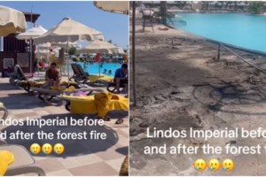 Διακοπές στην πύρινη κόλαση: Tour operator συνεχίζουν να στέλνουν τουρίστες στη Ρόδο - "Το ξενοδοχείο σας καίγεται!" - εικόνα 4