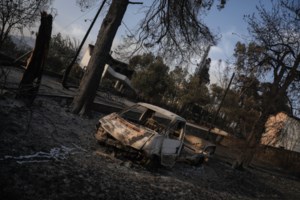 Σύνταγμα: Συγκέντρωση διαμαρτυρίας των πυρόπληκτων της Β. Εύβοιας [εικόνες]