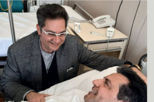 Κωνσταντίνος Αγγελίδης: Η πρώτη φωτογραφία του μετά το χειρουργείο - Το μήνυμα της γυναίκας του [Εικόνα]